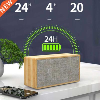 Wireless Wooden Bass Speaker Playback Subwoofer 3D Stereo M