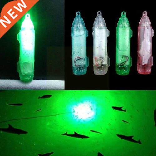 1pc Mini Fishing Light Plastic Underwater Fish Lure Fishing