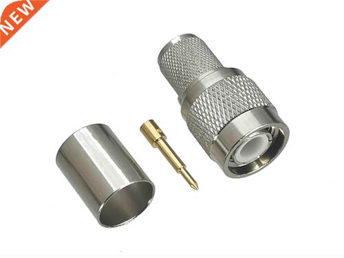 Connector TNC Male Plug Crimp RG8 LMR400 RG21 Cable RF Adap
