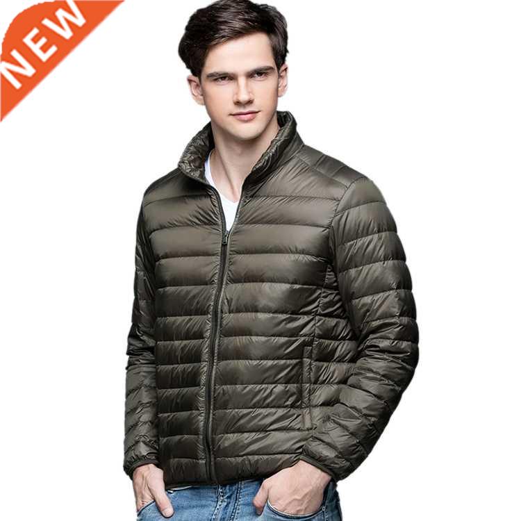 New Autumn Winter Man Duck Down Jacket Ultra Light Thin Plus