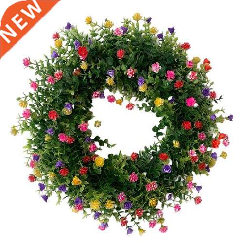 Corful Spring Summer Wreath Farmhouse Corful Cottage