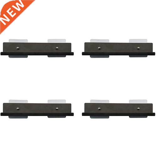 4 Pack Vinyl Record Display Shelf, Metal Frame Wall Mounted