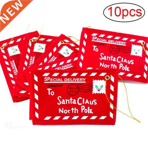 Chrimas Red Navidad Santa Claus Envelope Hanging Ornaments