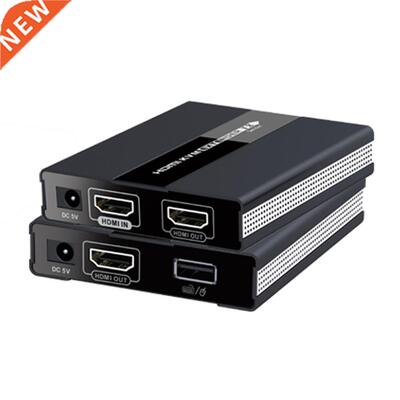 Real ime 1080P 60M SB HDMI KVM Extender Over Single Cat 5/5E