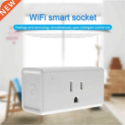 US Plug WiFi Socket Smart Wireless Voice Timer App Remote