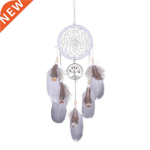 AT69 -Handmade Dream Catcher Net with Feathers Wall Hanging
