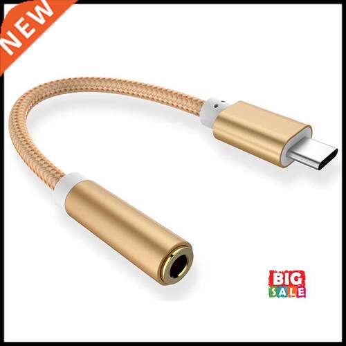 Mini USB Type C To 3.5mm Earphone Headphone Cable Adapter US