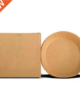 50 Pieces Round Air Fryer Paper Liner Disposable Unperforate