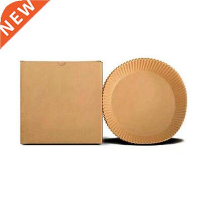 50 Pieces Round Air Fryer Paper Liner Disposable Unperforate