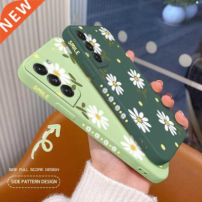 Flowers Silicone Case For Samsung Gala S22 S21 S20 FE S10