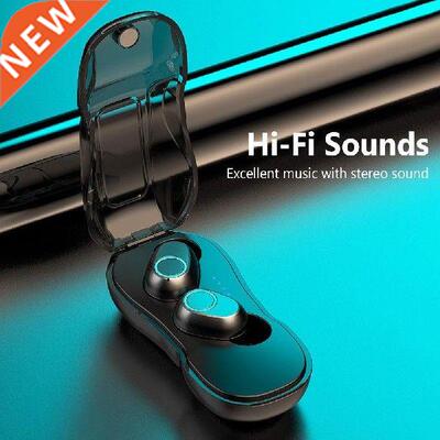 TWS Portable Bluetooth 5.0 Wireless Stereo Sport Earphones