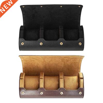 3 Slot Watch Roll Vintage Suitcase Chic Portable Vintage Lea