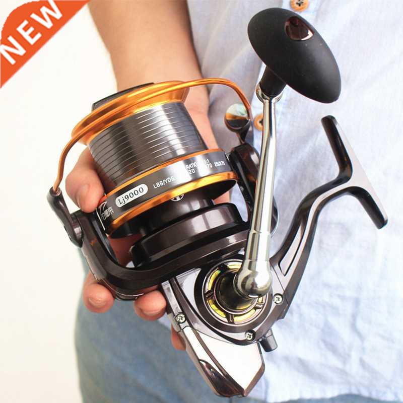 Carrete de pesca de Metal LJ serie 000-9000, 12 + 1 BB, Cop