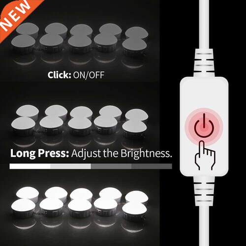 Led Vanity Light Makeup Mirror Light Bulb 12V LED USB Cable