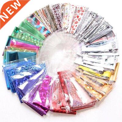 20Pcs Shiny Starry Sky Foil Nail Art Sticker Decal