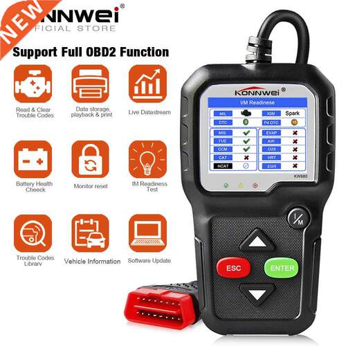OBD2 Scanner OBD Car Diagnostic Auto Diagnostic Tool KW680