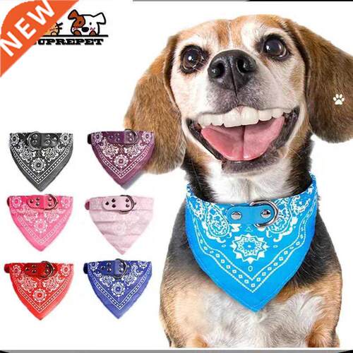 SUPREPET Cute Adjustable Small Dog Collars Puppy Pet Slobbe