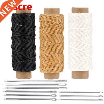 Leather Sewing Kit With Large-Eye Stitching Needles Waxed T
