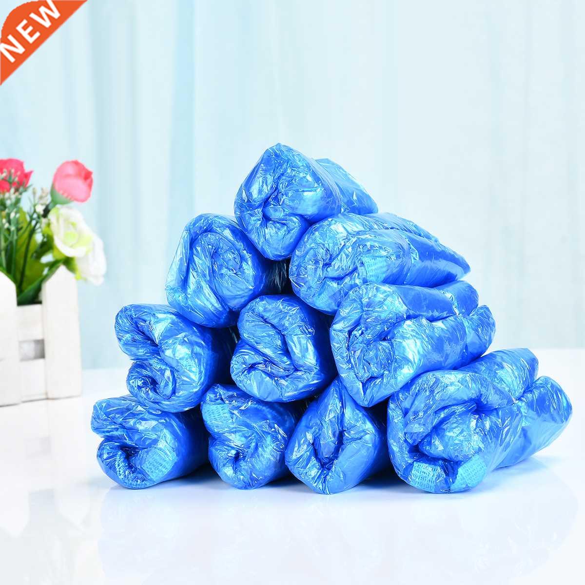 100Pcs Disposable Shoe Covers Cleaning Overshoes Outdoor Rai