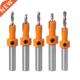 Drill 8MM Bit Shank Countersink Wood Hole 5Pcs