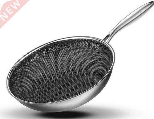 316 Stainless Steel Non stick wok Frying pan Pots and pans