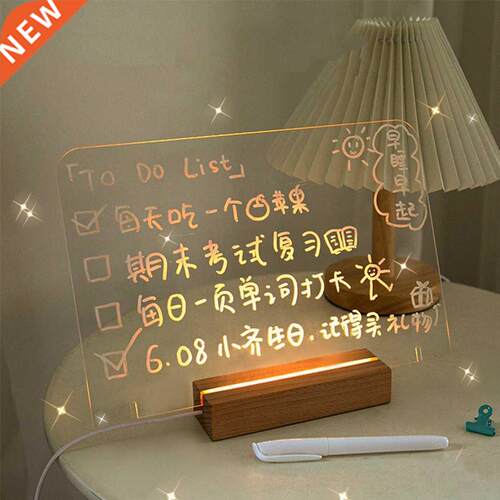 Clear Writing Board Acrylic Message Board With Triangle