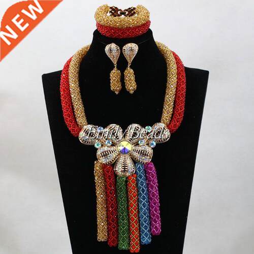 Splendd Crystal Costume Ngeran Weddng Afrcan Beads Jewe