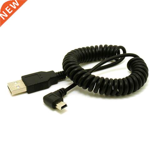 1pc USB 2.0 A Male to Mini USB 5 Pin Right Angled 90 Degree