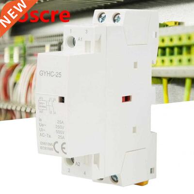2P AC Contactor 25A 220V 50Hz Mini Household Contactor 2NO 2