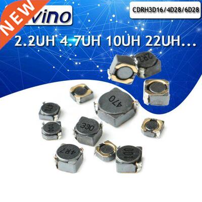 10pcs Shielded Inductor CDRH3D16/4D28/6D28 2.2/4.7/10/22/33