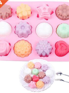1pc Silicone Baking Mold 3D DIY Flower-shaped Soap Mould