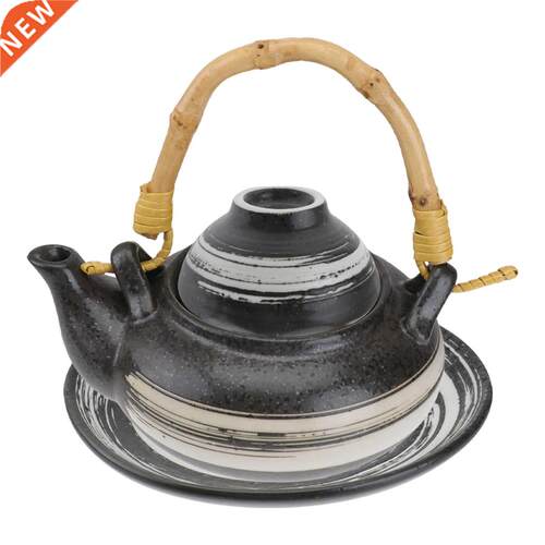 1 set of Japanese Style Soup Pot Small Teapot Ceramic