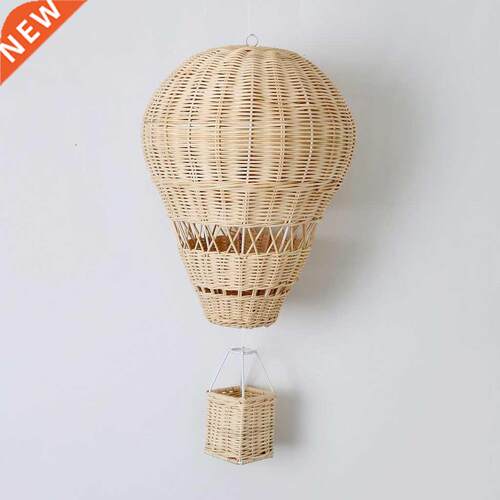 Handmade Hand-woven Rattan Hot Air Balloon Children Room