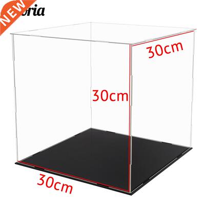 30cm Acrylic Display Case Self-Install Clear Cube Box V Dust