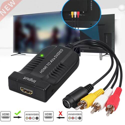 Hdmi To Av Active Adapter Cable Dc Power Supply Hdmi To Av V