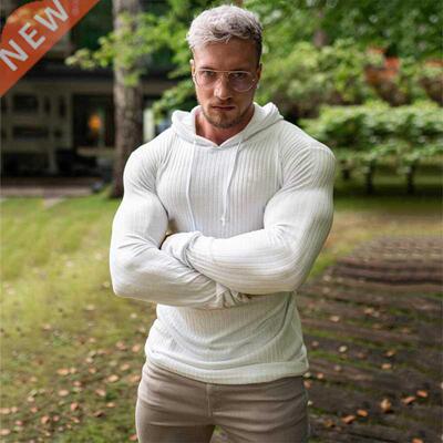 New Fashion Winter Hooded Sweater Men Warm Turtleneck Mens S
