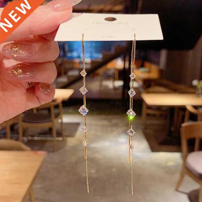 2022 New Fashion Kortean Long Dangle Earrings For Women Full