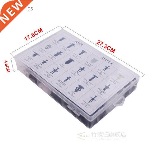 415Pcs Auto Fastener Clip Car Retainer Kit Door Trim Panel C