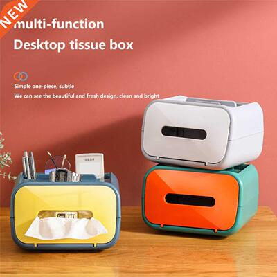 Creative Magnetic Tissue Box with Mobile Phone Holder Wide