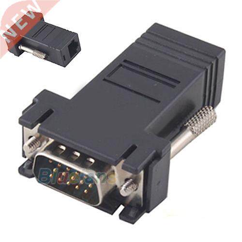 VGA Extender Male to LAN CAT5 CAT6 RJ45 Ethernet Cable Femal