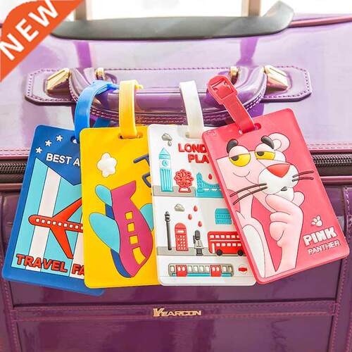 Kawaii Stitch Doraemon Suitcase Luggage Tag Cartoon ID Addre