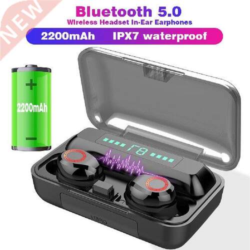 IPX7 Waterproof Bluetooth 5.0 Wireless Headset In-Ear