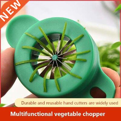 New Green Onion Stainless Steel Easy Slicer Shredder Plum