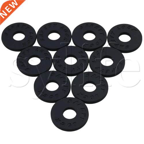 10 pcs Silica Gel Guit Protector Strap Lock Block 25x3mm 9