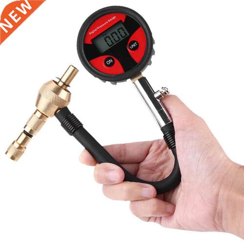 Digital LCD Tire Pressure Gauge Car Auto Motorcycle Bike Tru