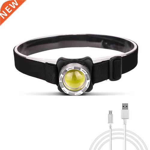 Outdoor Headlamp Head Flashlight Rechargeable Life