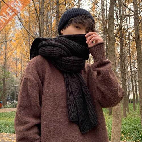 Warm Scarf Men's Fashion Boys' Gift Birthday Gift Men's Fash