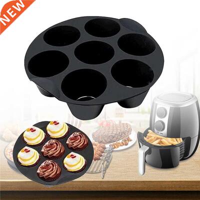 7 Even Slcone Non-Stck Muffn Cake Cups for 3.5-5.8 L