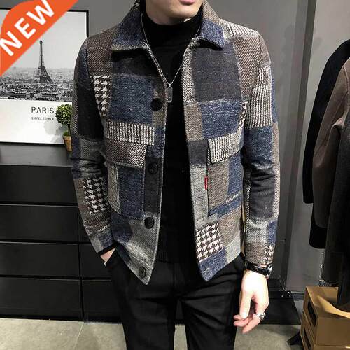 2022 utumn nd Winter Fshion New Men's Csul Lpel Hoodle