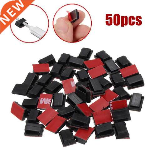 50pcs Adhesve Car Cable s Wre Te Fxer Holder Cord Organ
